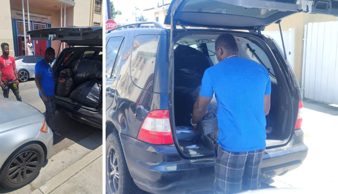 Donations to Haitians
